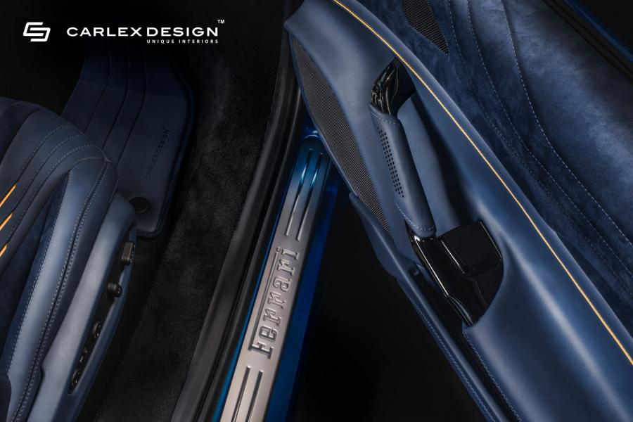 Детали интерьера Ferrari 488 Spider by Carlex Design 2018 года  (фото 14 из 20)